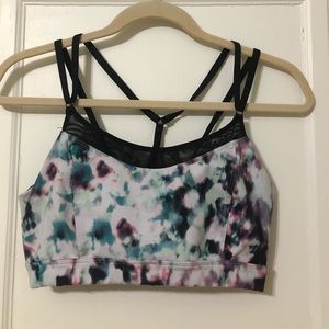 tie dye sports bra